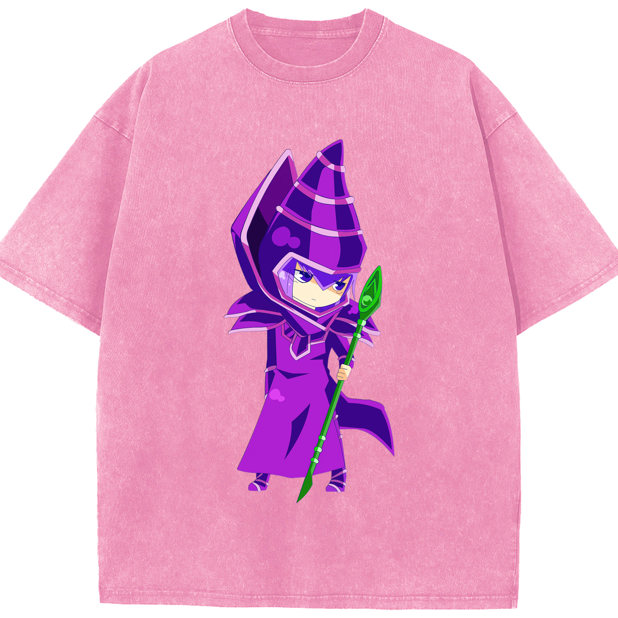 （画像用） 遊☆戯☆王 Yu-Gi-Oh! 綿100% ヴィンテージ風 半袖Tシャツ（フロントプリント）